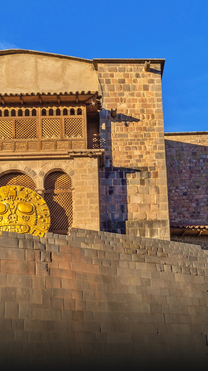 The inca sun temple or Qorikancha in Cusco city during Inti Raym